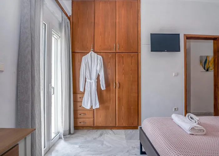 Achilleas Deluxe Αpartment -Pet Friendly-Parking-Mountain View